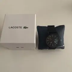 LACOSTE ブラックダイヤル 時計