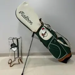 マルボンゴルフ キャディーバッグ Malbon Golf バッグ 緑色 男女兼用のサムネイル