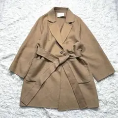 【美品】ADAM ET ROPE チェスターコート　キャメル 2026年最新】Adam et Rope' レディース チェスターコートの人気
