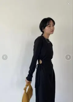 新品　HANNE サイドホールワンピース