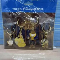 美女と野獣 キーホルダー 4個セット#914