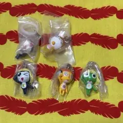 ケロロ軍曹　マスコット　めじるしアクセサリー　ケロロ　タママ　クルル　玩具