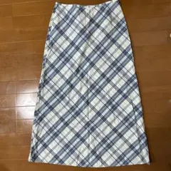 TOMMY HILFIGER チェック柄ロングスカート春夏