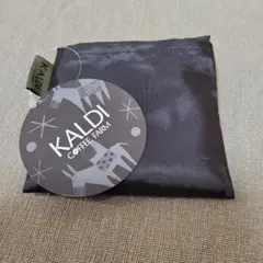 カルディ　エコバッグ　黒