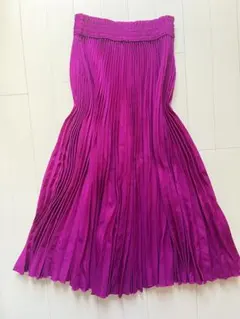 美品vintageプリーツスカートpinkのサムネイル