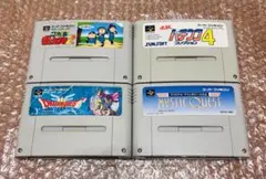【SFCソフト4本セット・任天堂・ファミコン】rec