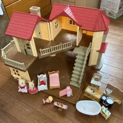 お値下げ・シルバニア　あかりの灯る大きなおうち　外箱なし