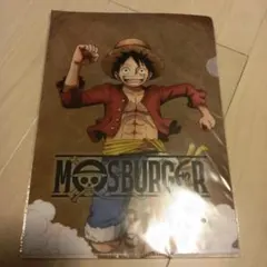 MOS BURGER × ONE PIECE A4クリアファイル