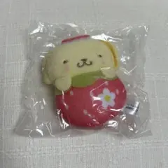いちごおくるみマスコット　ポムポムプリン