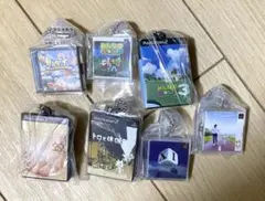 PvayStation ゲームパッケージ ミニチュアチャーム 7点 シークレット