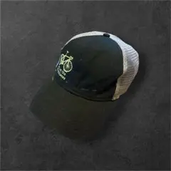 y2k 00s vintage トラッカーキャップ メッシュ 企業ロゴ ツートン