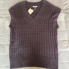 新品タグ付き☆NICE CLAUP ニットベスト