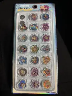 日焼け ハローキティ キャラクター シール 20個入 おはじきシール サンリオ