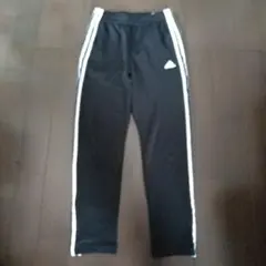 adidas アディダス　ジャージ　トレーニング　パンツ　160 黒　下
