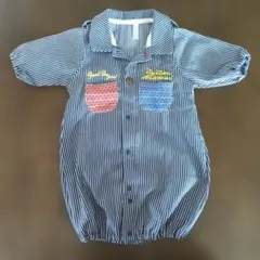 デニム風 ツーウェイオール 50~60cm