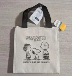 PEANUTS スヌーピー バッグ　中はアルミ