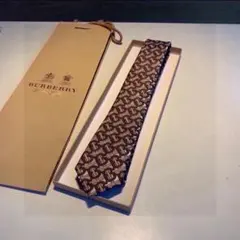 BURBERRY ブラウン ネクタイ