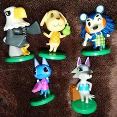 あつまれどうぶつの森　チョコエッグ　フィギュア　5体
