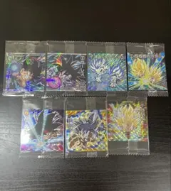 ドラゴンボール 超戦士シールウエハース GR ７枚セット まとめ売り