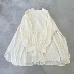 Studio Clip 刺繍チュニック　ブラウス