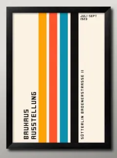 16305■ポスター アート 絵画『バウハウス』A3 マット紙