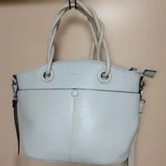 美品❁FIRANO 2WAYハンドバッグ　ベージュ