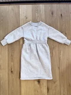 チャオパニック　長袖ワンピース 裏起毛　100-110