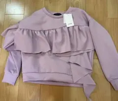 新品未使用【QUEENS COURT】アシメフリルカットソー♡