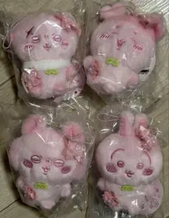 新品未開封　ちいかわ　ぬいぱれっと　マスコット　コンプリート　セット　さくらいろ