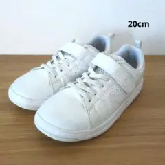 瞬足スニーカー　ホワイト　20.0cm