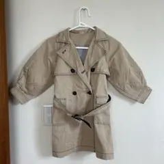 petit main ベージュ トレンチコート