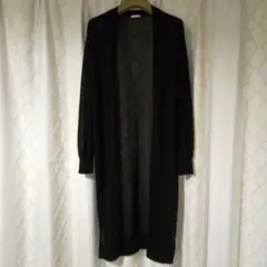 GU 長袖シアー ロングカーディガンS