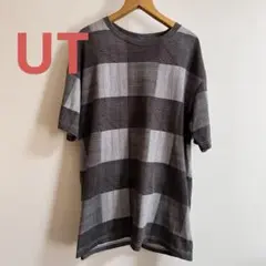 ユニクロ メンズ UT Tシャツ 半袖 グレー UNIQLO Lサイズ
