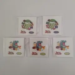 ポケモンデコキャラシール　チコリータ・ワニノコ【213弾】5枚セット