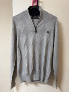 BURBERRY BLACK LABEL グレー カーディガン