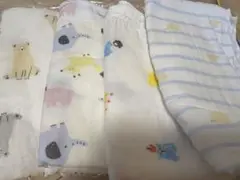 〈水通しのみ未使用〉動物柄沐浴ガーゼ