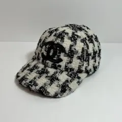 シャネル ツイード ココマーク CCキャップ MBZ159