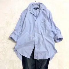 【ラルフローレン】長袖シャツ オックスフォード ボタンダウン ポニー刺繍 2XL