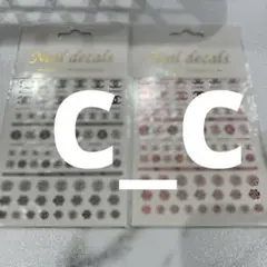 ネイルシール　ブランドロゴ
