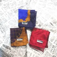 【新品未使用】renoma ハンカチ 3枚セット