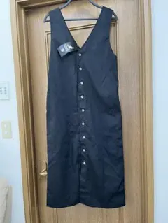 KANGOL カンゴール　ジャンパースカート　ジャンスカ　黒　ブラック