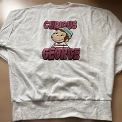 最終お値下げ 新品 おさるのジョージ スウェット トレーナー Mサイズ