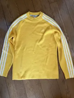 お値下げ！ADIDAS イエロー セーター 長袖