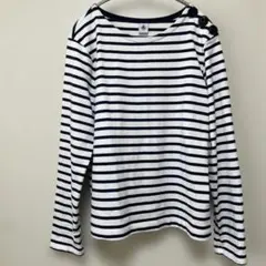 PETIT BATEAU ストライプ 長袖Tシャツ Sサイズ