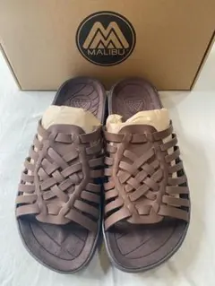 10新品未使用　MARINU SANDALS COVE SLIDE ブラウンのサムネイル