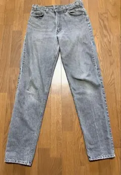 【希少オレンジタブ】USA製 リーバイス 550 先染めブラック W34 L36