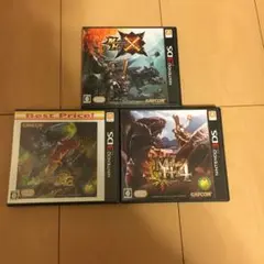 モンスターハンタークロス,4,3G 3点セット