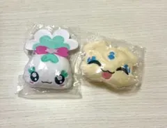 プリキュアオールスターズ　ぬいぐるみクリップ　ガチャ2 点セット
