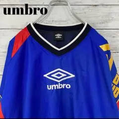 古着【UMBRO】アンブロ ナイロンプルオーバー フロントロゴ XLサイズ