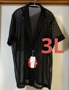 しまむら　Komachi メッシュジャケット　ブラック　3L 大きいサイズ